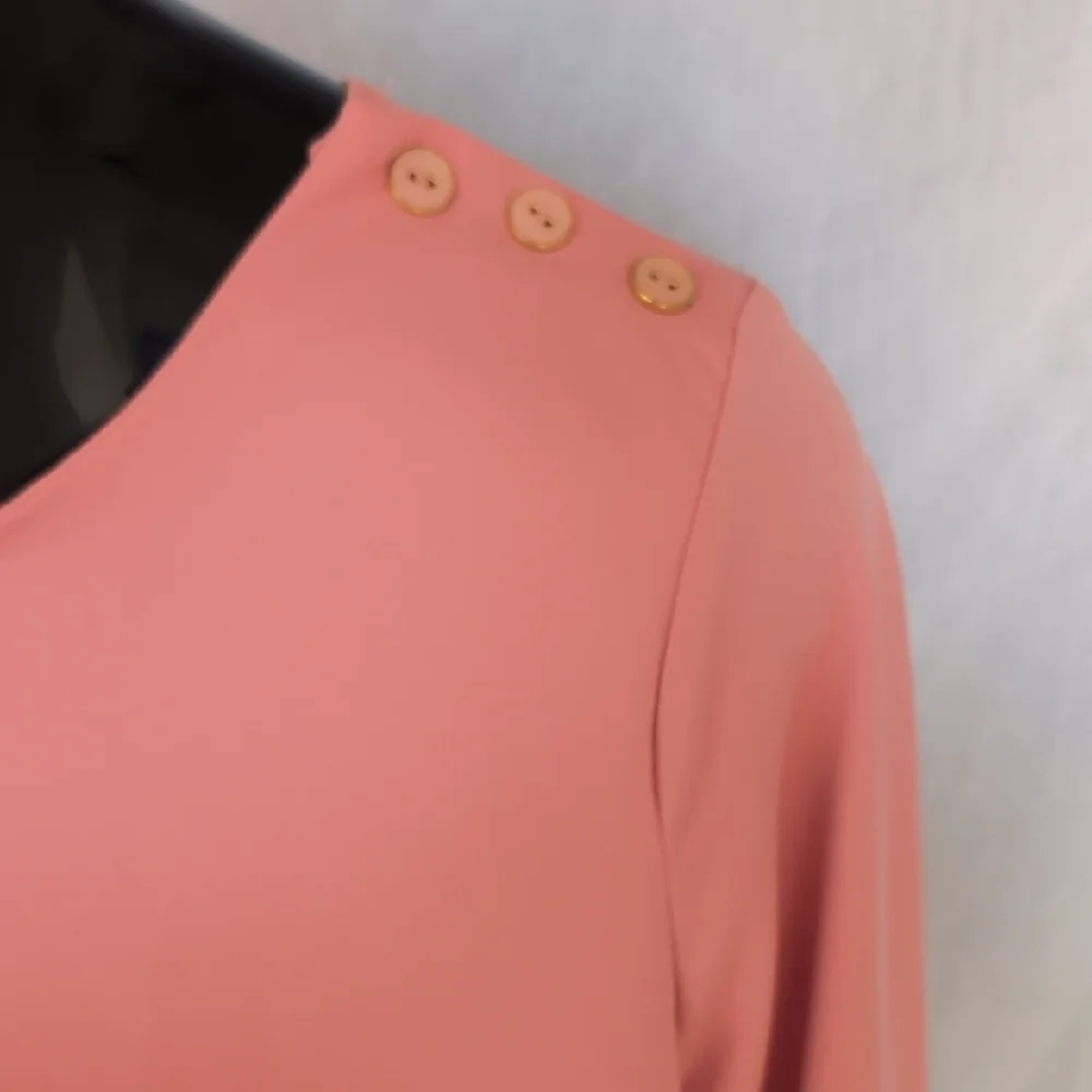 Peck & Peck Yellow, Green and Coral Blouses Classic Knit Tops - Picture 5 of 13